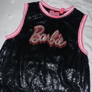 Barbie Black Sequin Jersey